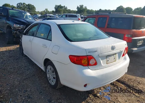 2009 Toyota Corolla Xle z USA, uszkodzony, nr VIN 2T1BU40E69C143456